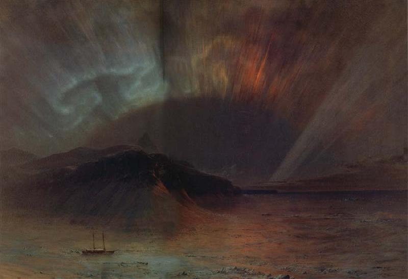 Frederic Edwin Church Aurora Borealis oil painting picture